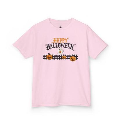 Happy Halloween Kids Tee, Halloween Shirt, Kids Cotton Tee, Trick or Treat Outfit, Festive Kids Apparel
