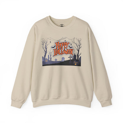 Halloween Crewneck Sweatshirt, Unisex Cozy Sweater, Fall Apparel, Spooky Season Outfit, Gift for Halloween Lovers