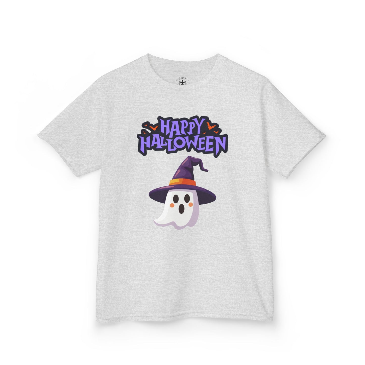 Halloween Kids Tee, Cute Ghost Shirt, Spooky Kids Clothing, Trick or Treat Tee