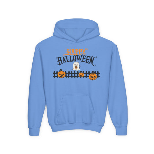Halloween Youth Hoodie Sweatshirt, Spooky Season Clothing, Trick or Treat Outfit