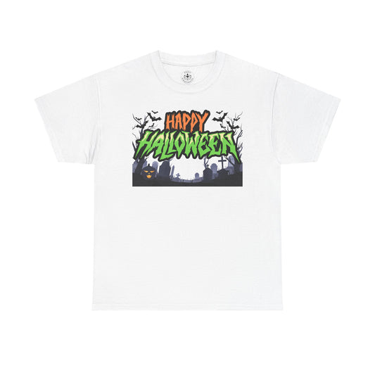 Halloween Graphic Tee, Unisex Heavy Cotton Shirt, Spooky Holiday Apparel, [...]