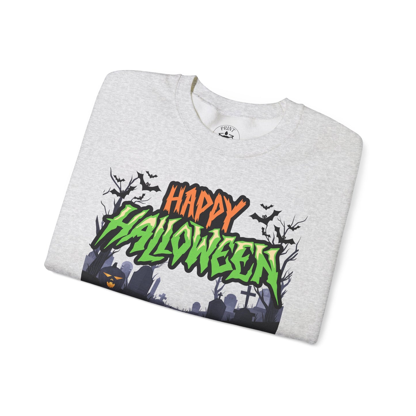 Happy Halloween Crewneck Sweatshirt, Halloween Apparel, Fall Fashion, [...]