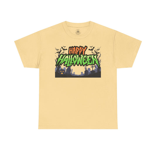 Halloween Graphic Tee, Unisex Heavy Cotton Shirt, Spooky Holiday Apparel, [...]