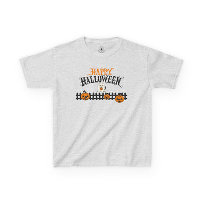 Happy Halloween Kids Tee, Halloween Shirt, Kids Cotton Tee, Trick or Treat Outfit, Festive Kids Apparel