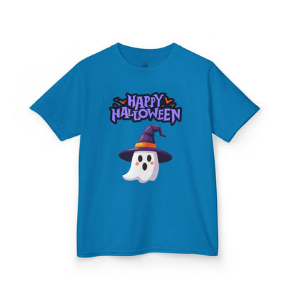 Halloween Kids Tee, Cute Ghost Shirt, Spooky Kids Clothing, Trick or Treat Tee