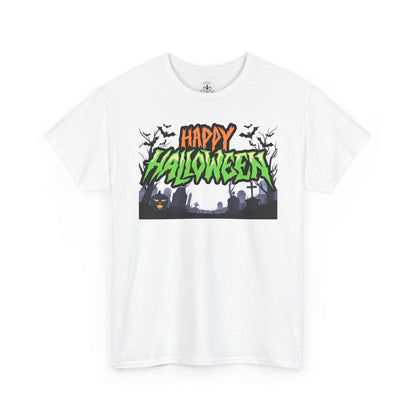 Halloween Graphic Tee, Unisex Heavy Cotton Shirt, Spooky Holiday Apparel, [...]