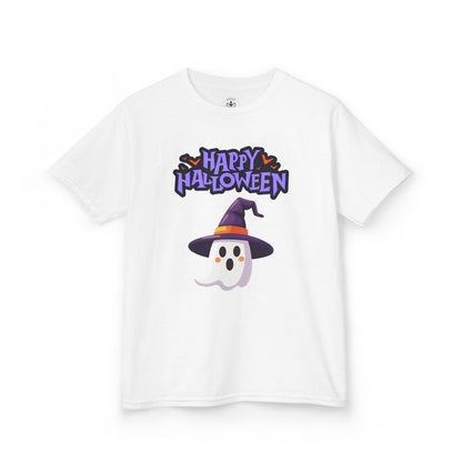 Halloween Kids Tee, Cute Ghost Shirt, Spooky Kids Clothing, Trick or Treat Tee