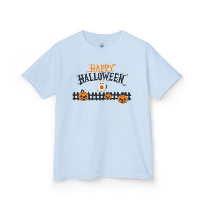 Happy Halloween Kids Tee, Halloween Shirt, Kids Cotton Tee, Trick or Treat Outfit, Festive Kids Apparel