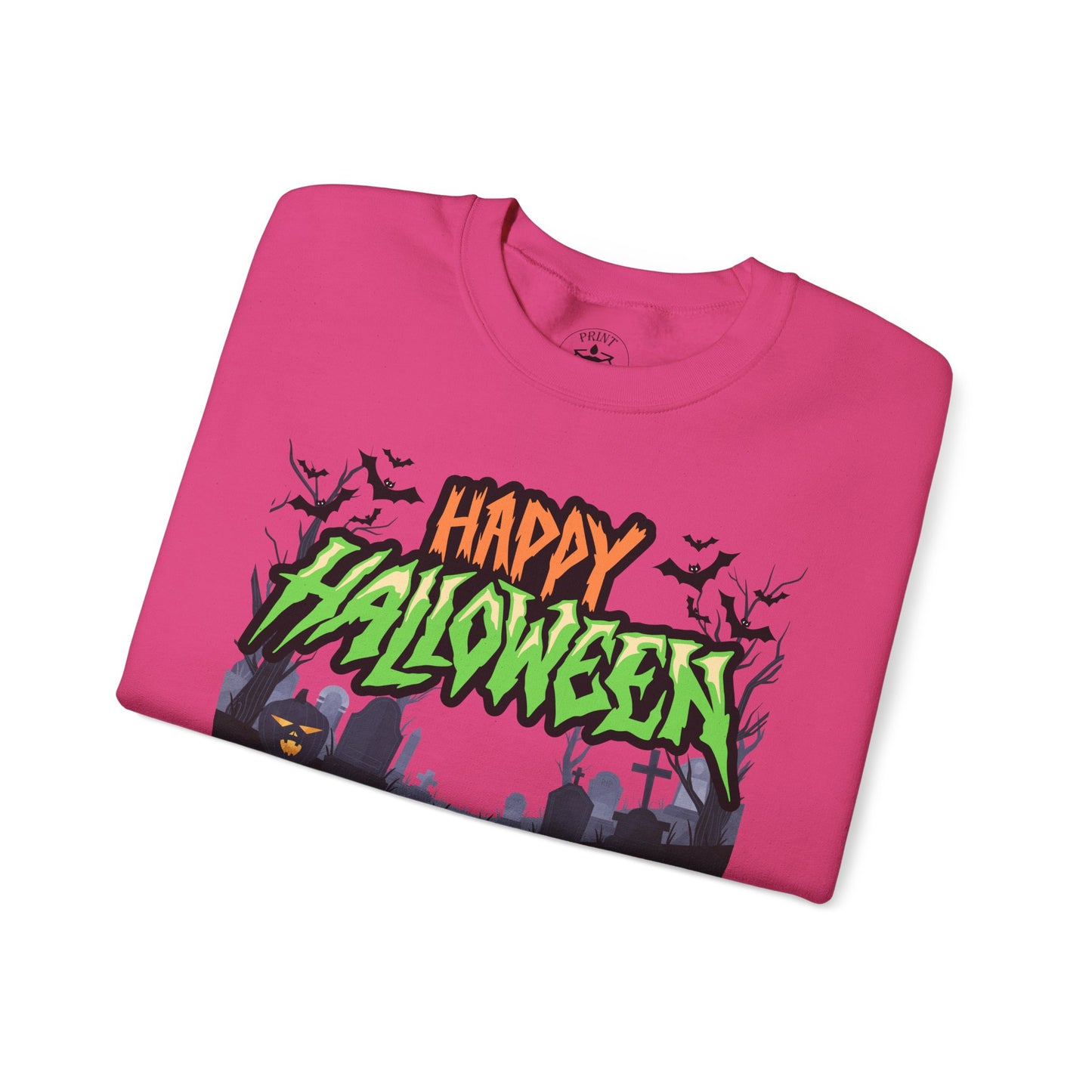 Happy Halloween Crewneck Sweatshirt, Halloween Apparel, Fall Fashion, [...]