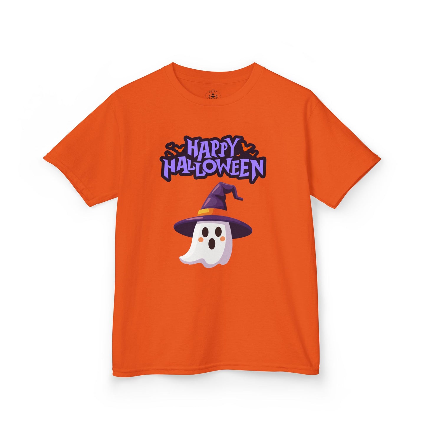 Halloween Kids Tee, Cute Ghost Shirt, Spooky Kids Clothing, Trick or Treat Tee