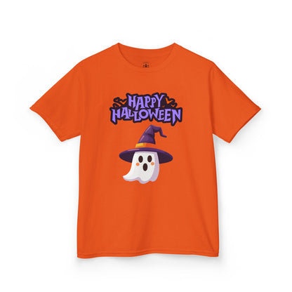 Halloween Kids Tee, Cute Ghost Shirt, Spooky Kids Clothing, Trick or Treat Tee