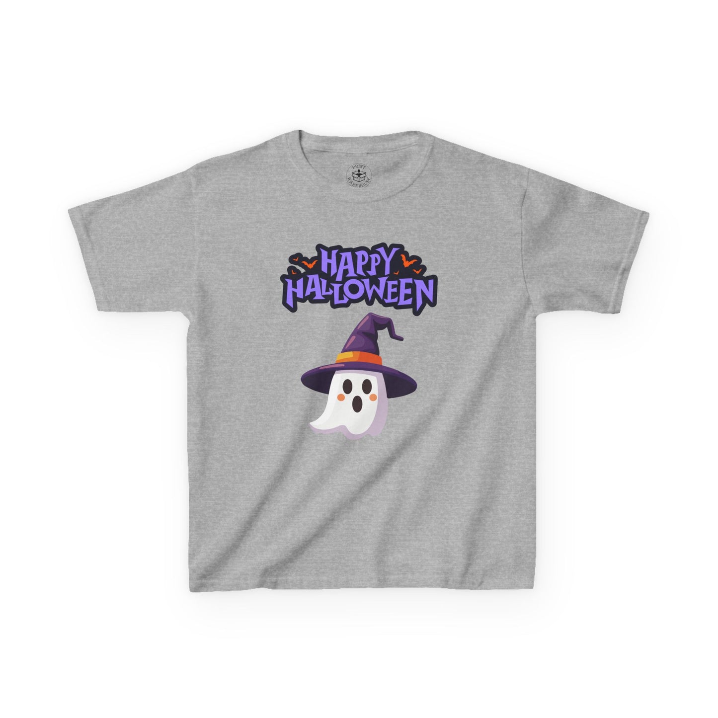 Halloween Kids Tee, Cute Ghost Shirt, Spooky Kids Clothing, Trick or Treat Tee