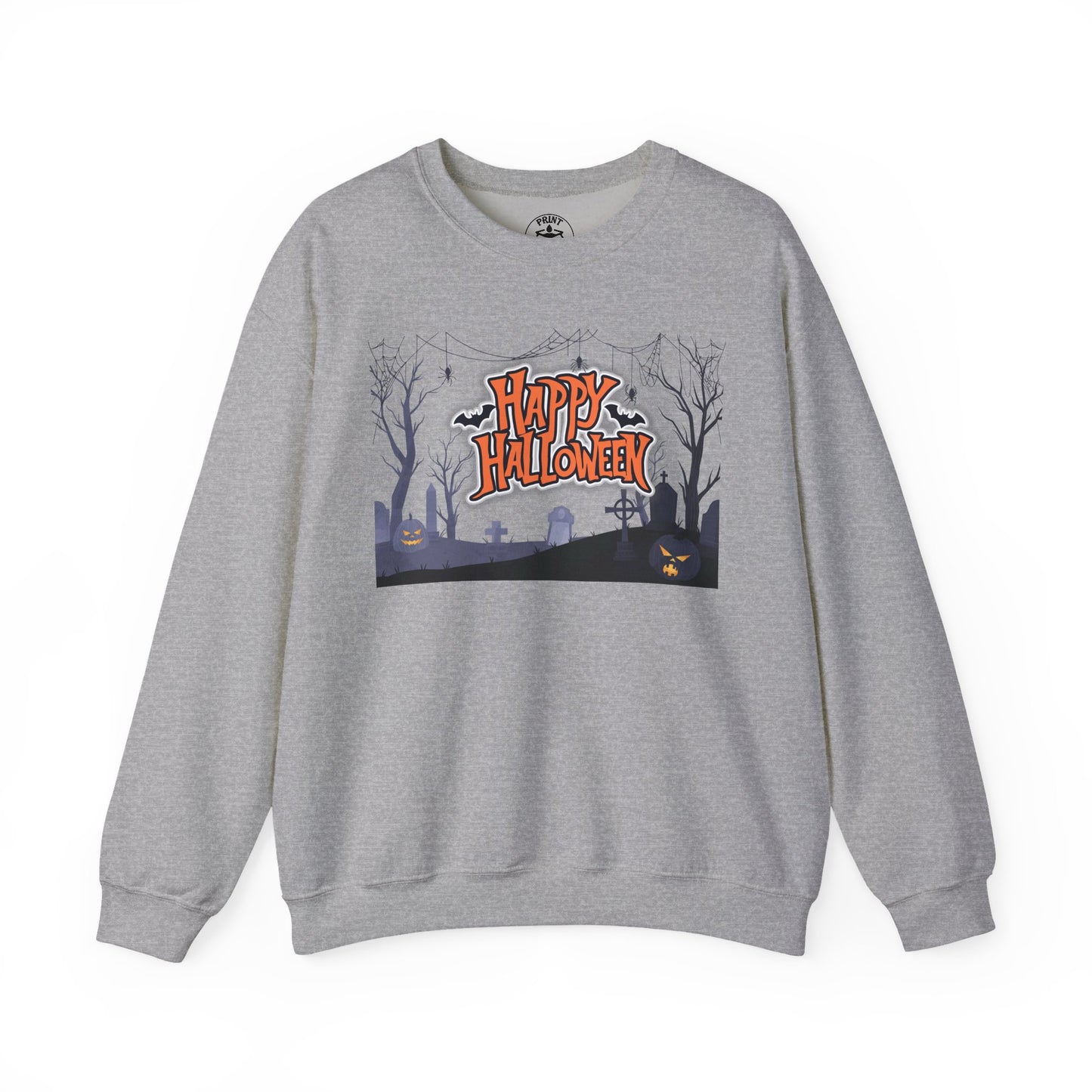 Halloween Crewneck Sweatshirt, Unisex Cozy Sweater, Fall Apparel, Spooky Season Outfit, Gift for Halloween Lovers