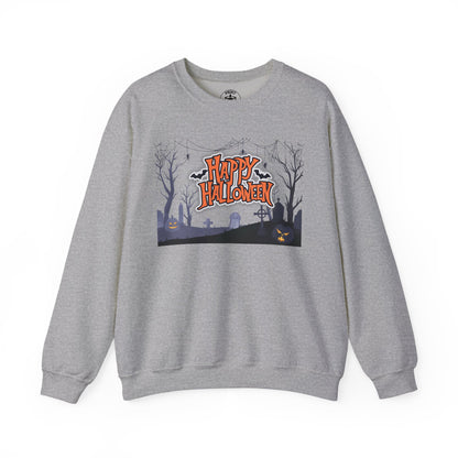 Halloween Crewneck Sweatshirt, Unisex Cozy Sweater, Fall Apparel, Spooky Season Outfit, Gift for Halloween Lovers