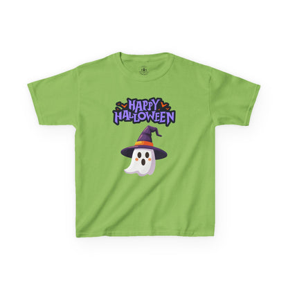 Halloween Kids Tee, Cute Ghost Shirt, Spooky Kids Clothing, Trick or Treat Tee