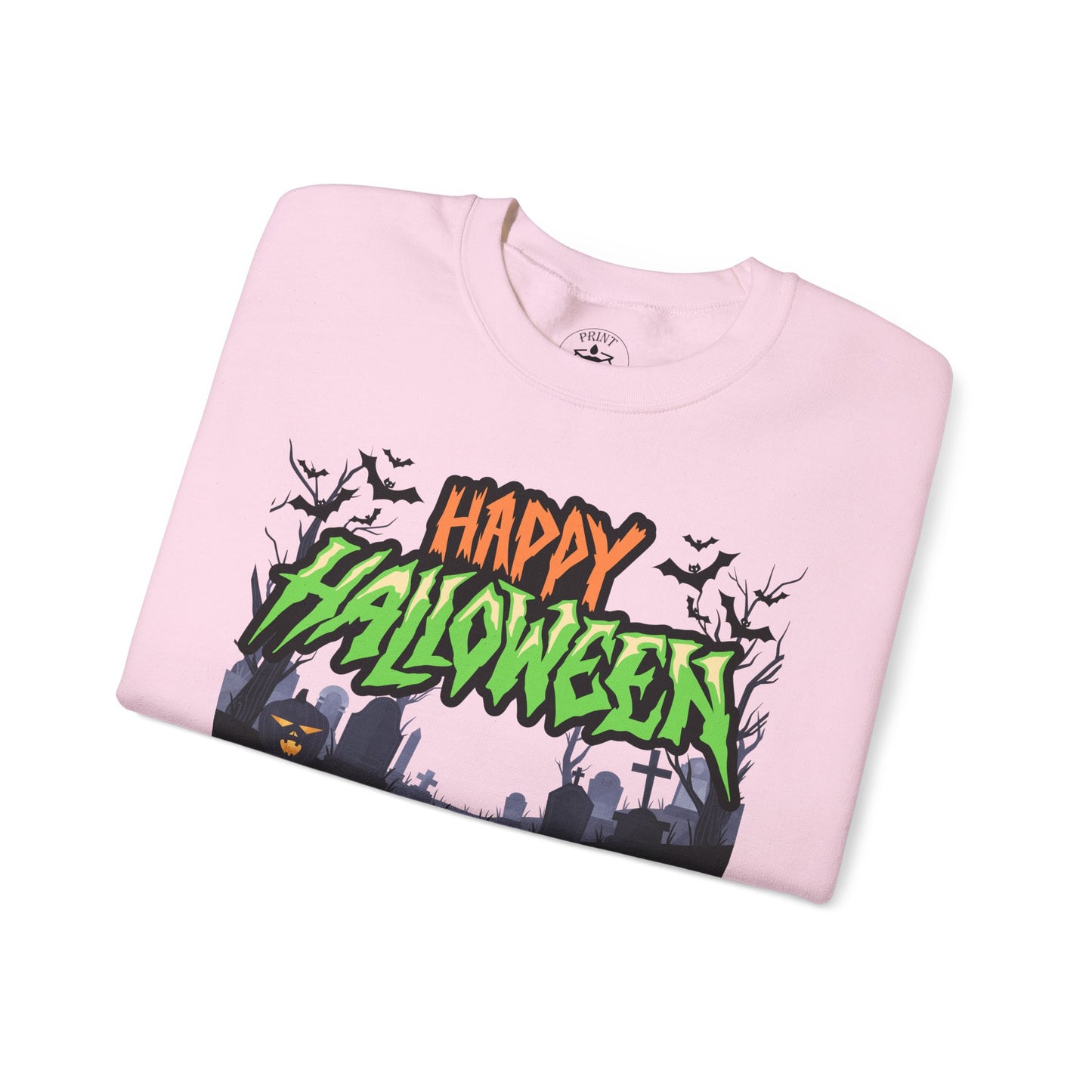 Happy Halloween Crewneck Sweatshirt, Halloween Apparel, Fall Fashion, [...]