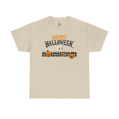 Halloween Unisex Cotton Tee, Halloween Shirt, Spooky Tee, Pumpkin T-Shirt, Fall Fashion, Halloween Costume