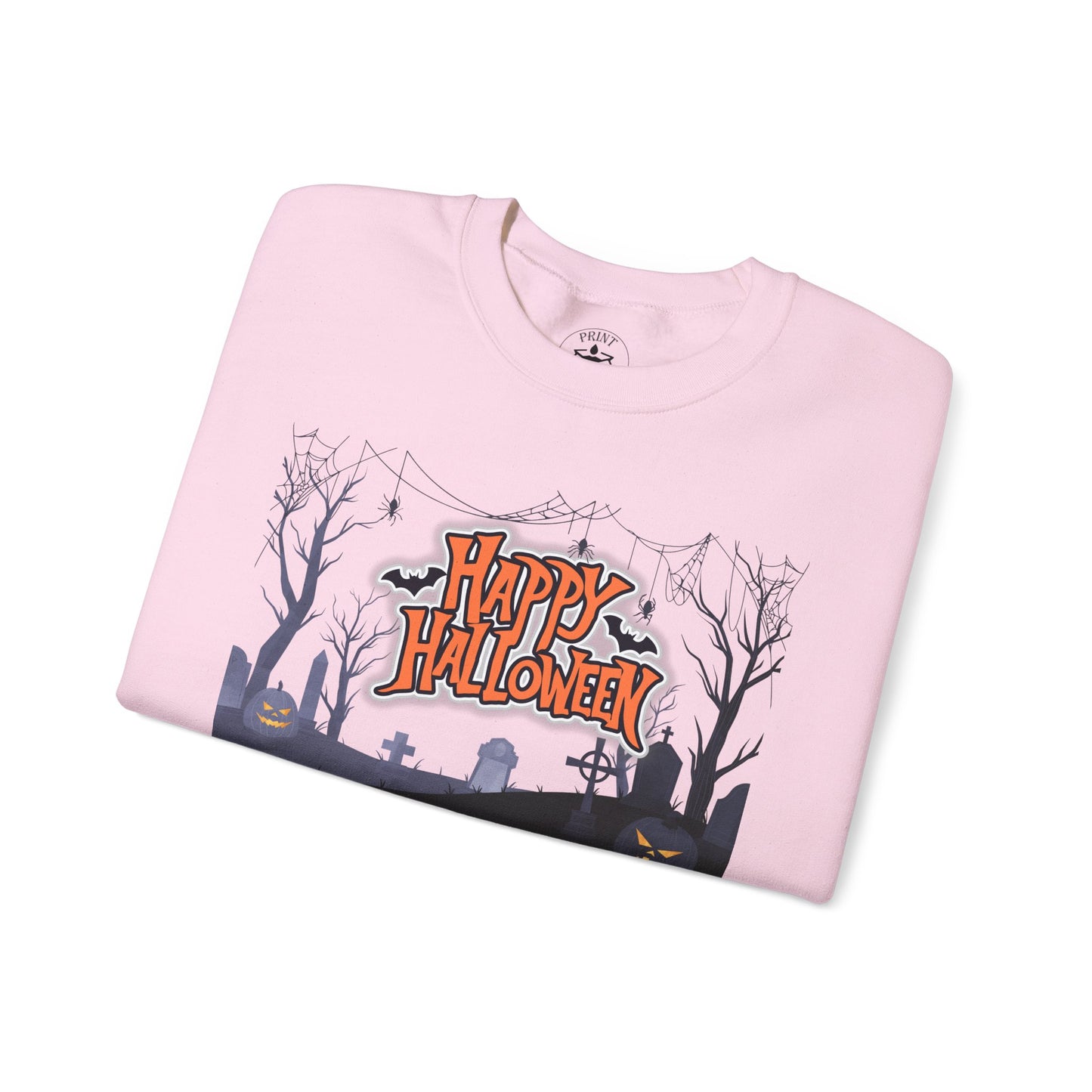 Halloween Crewneck Sweatshirt, Unisex Cozy Sweater, Fall Apparel, Spooky Season Outfit, Gift for Halloween Lovers