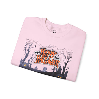 Halloween Crewneck Sweatshirt, Unisex Cozy Sweater, Fall Apparel, Spooky Season Outfit, Gift for Halloween Lovers