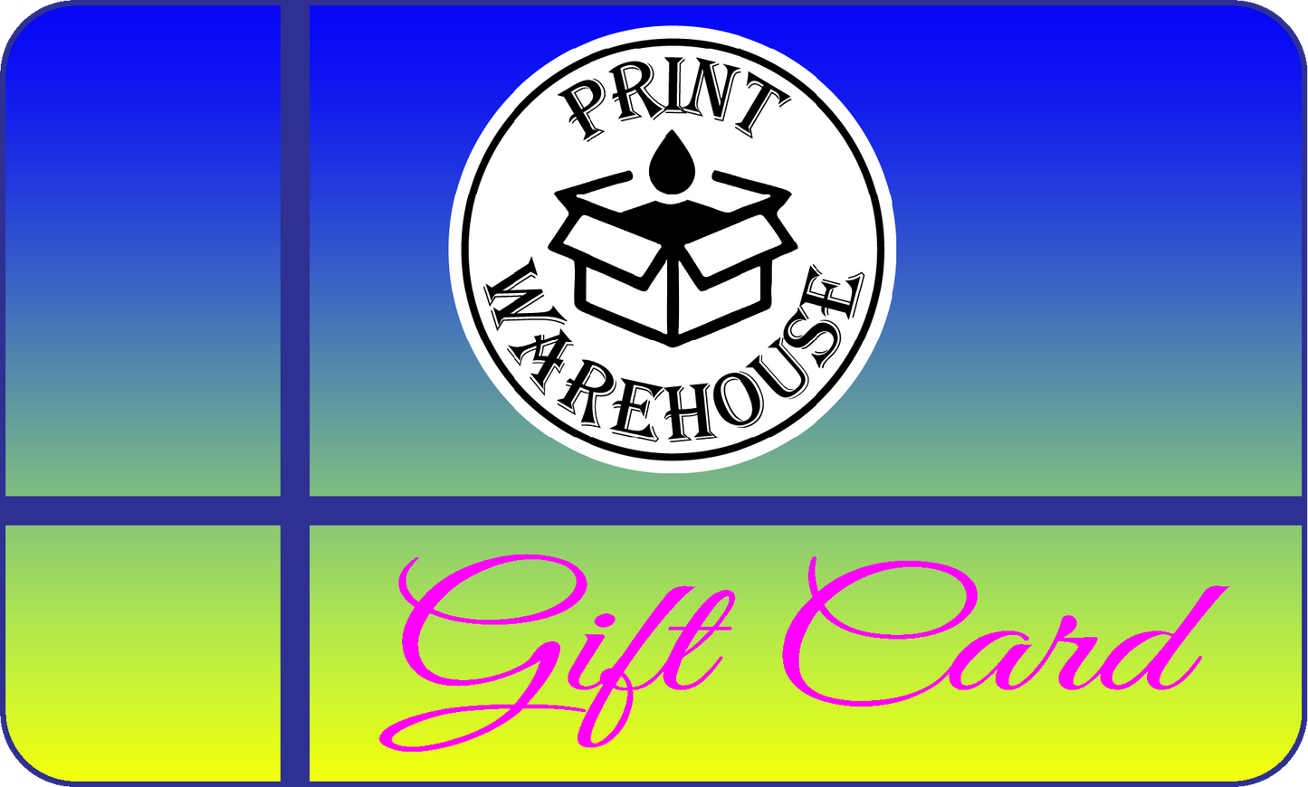 Print Warehouse Gift Card
